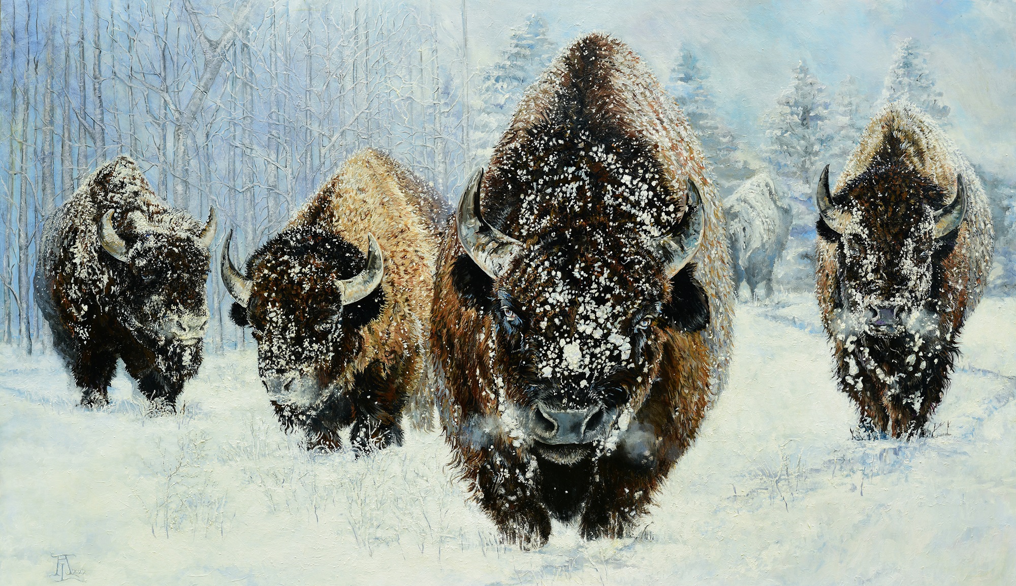 Bison by Annie Lesch