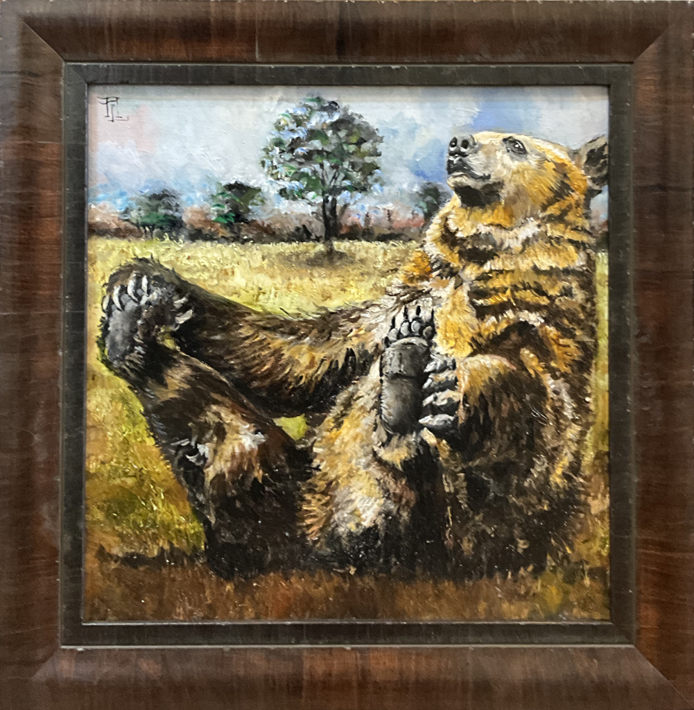 Bear Cub Happiness by Annie Lesch